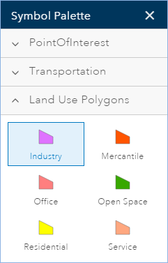 Symbol Palette Symbol Palette